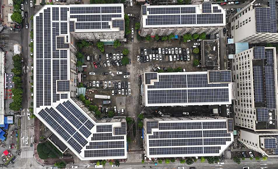 中山市古鎮新力士廣場1112.67KW光伏發電項目